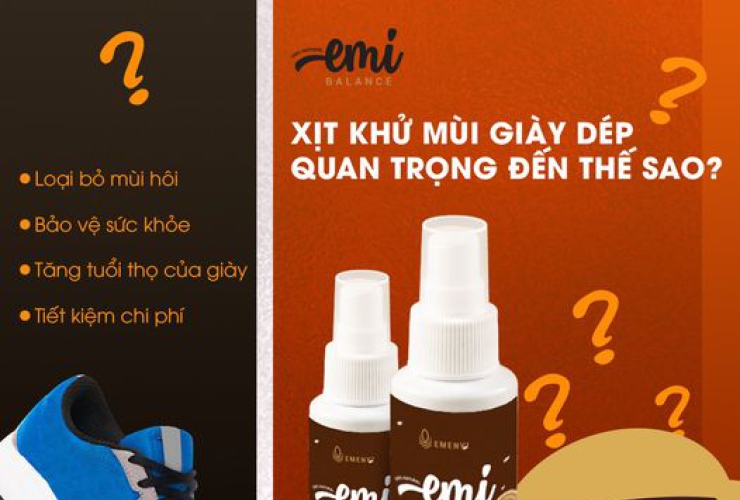 Xịt khử mùi giày dép quan trọng đến thế sao ?