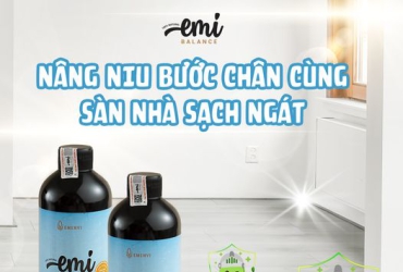 Nâng niu bước chân cùng sàn nhà sạch mát