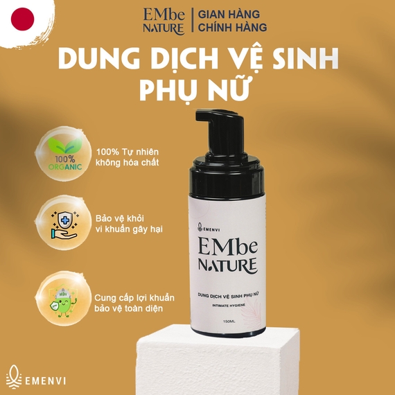 Dung dịch vệ sinh phụ nữ EMbe Nature
