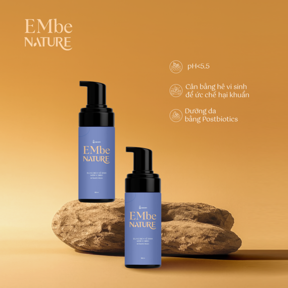 Dung Dịch Vệ Sinh Men Vi Sinh EMbe Nature (Dành cho Chàng)