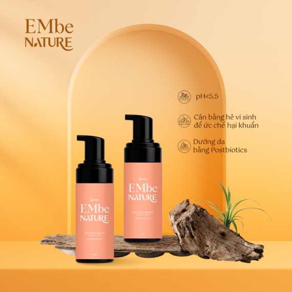 Dung Dịch Vệ Sinh Men Vi Sinh EMbe Nature (Dành cho Nàng)
