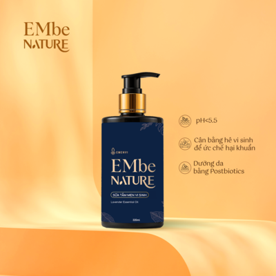 Sữa Tắm Men Vi Sinh EMbe Nature (Tinh dầu Hồng Nhài)