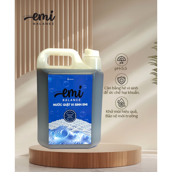 Nước giặt vi sinh EMi 5L