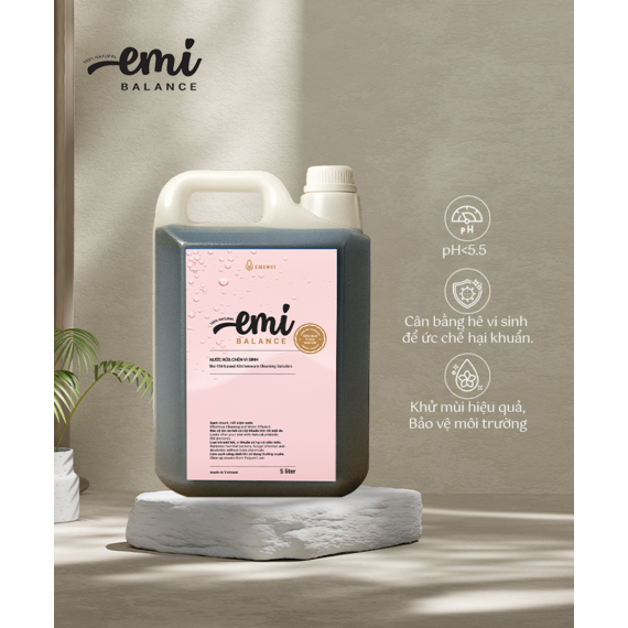 Nước rửa chén vi sinh Emi Balance 5L